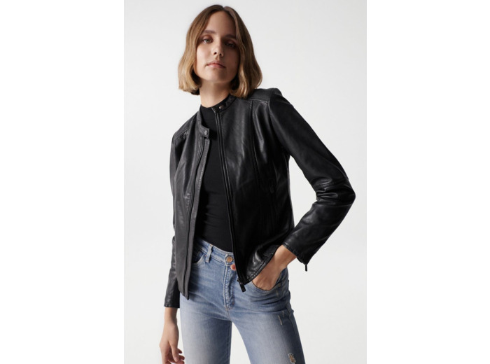 Veste en cuir