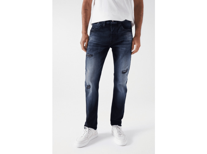 JEANS SLIM CRAFT SERIES AVEC DÉCHIRURES