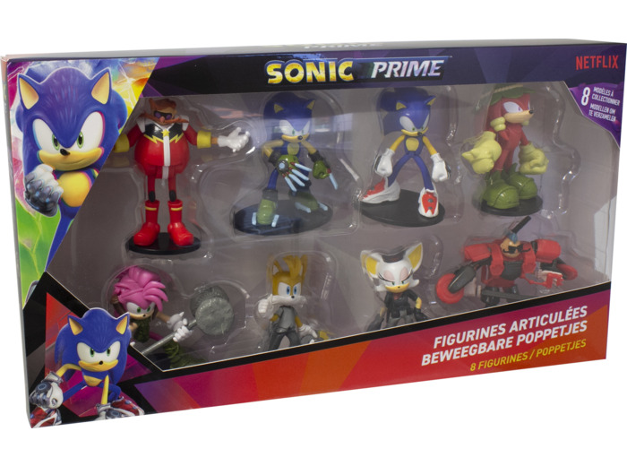 SONIC - 8 FIGURINES ARTICULÉES 7,5 CM (ASST)