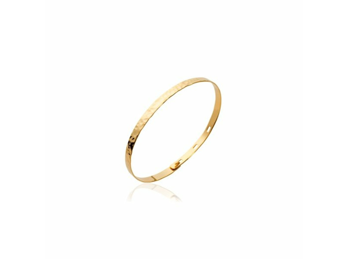 Bracelet jonc en plaqué or