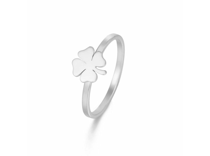 BAGUE CHANCE TREFLE A QUATRE FEUILLES