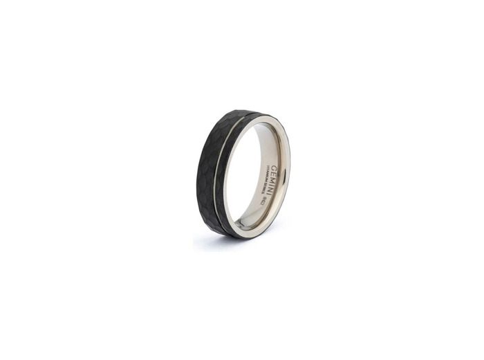 Bague Gemini Classics en titane