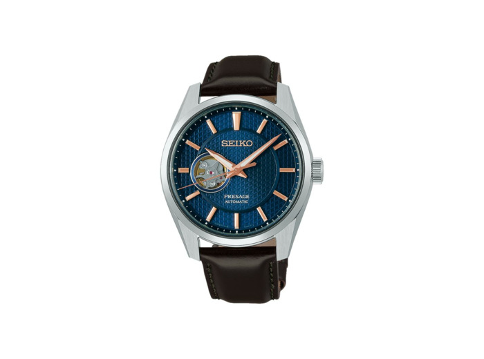 Montre Seiko Presage Sharp Edged Coeur Ouvert SPB311J1