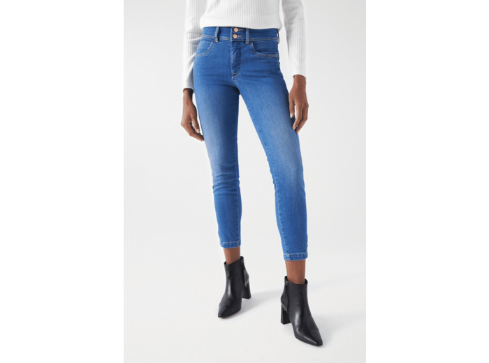 JEAN SECRET PUSH IN CROPPED SKINNY