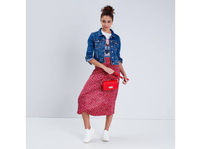 Veste droite en jean