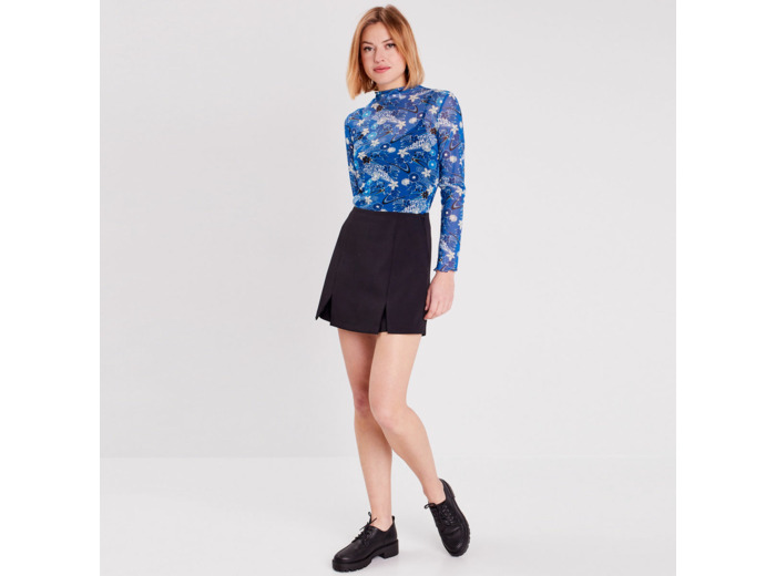 Jupe-short droite