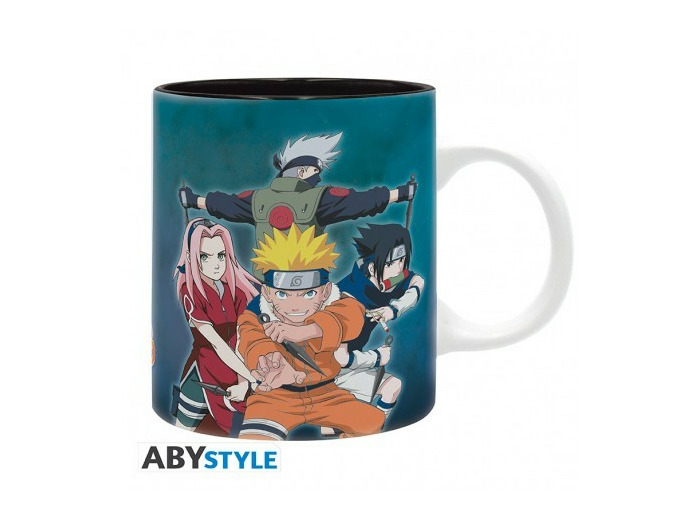 NARUTO - Mug - 320 ml - Equipe 7 vs Haku/Zabuza