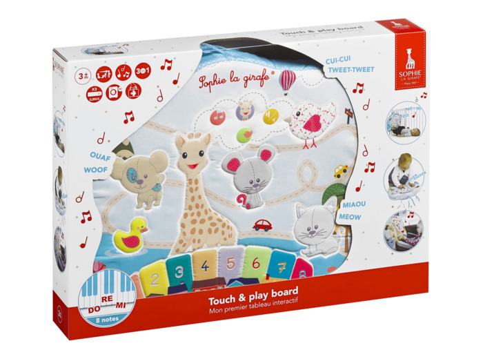 Touch & play board Sophie la girafe (tableau d'éveil interactif)