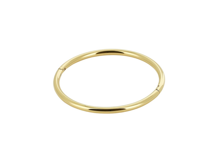 Bracelet ZAG en acier doré