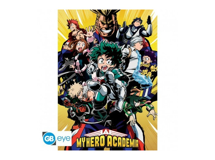 MY HERO ACADEMIA - Poster "Groupe" roulé filmé (91.5x61)