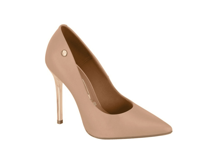 Escarpin ferme femme beige