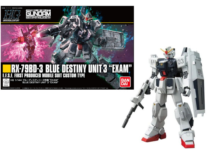 HG - RX-79BD-3 Blue Destiny Unit 3 'EXAM'