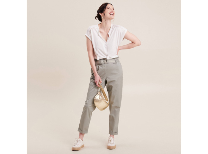 Pantalon chino 7/8ème