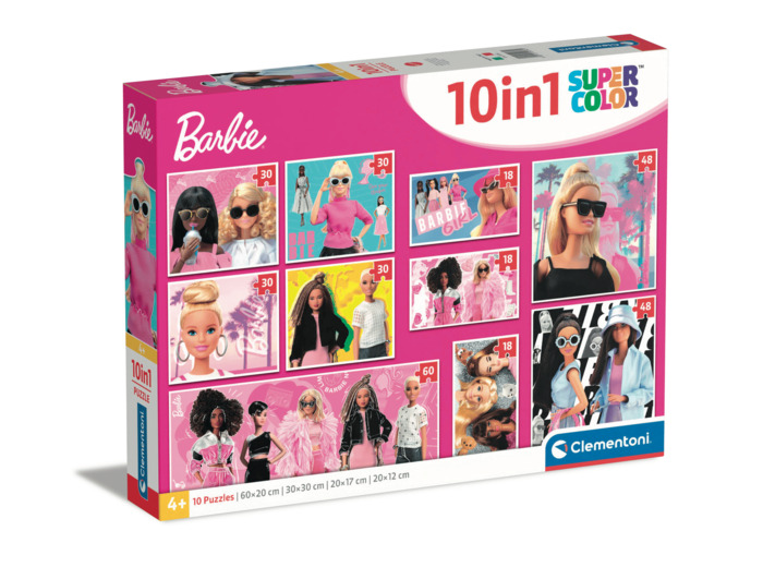 Puzzle 10 en 1 - Barbie