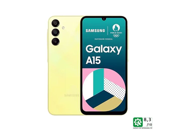 SAMSUNG Galaxy A15 4G Jaune (4Go / 128Go)