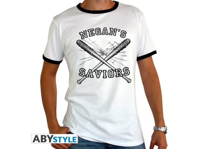 THE WALKING DEAD - Tshirt "Negan's Saviors" homme MC Blanc