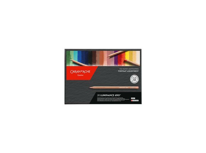 Crayon de couleur Luminance Caran d'Ache Boîte carton