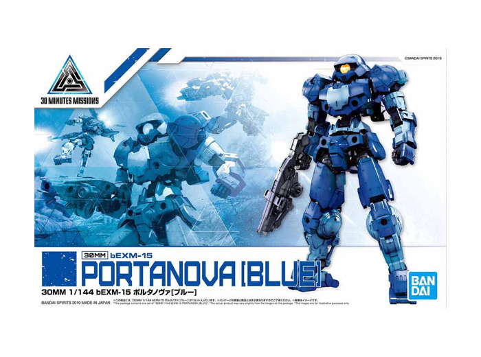 30MM 1/144 bEXM-15 Portanova (Blue Gray) - Model Kit MIX FIG