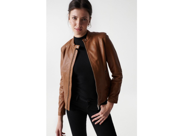 Veste en cuir