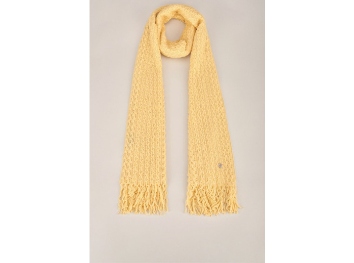 ÉCHARPE EN MAILLE AJOURÉE