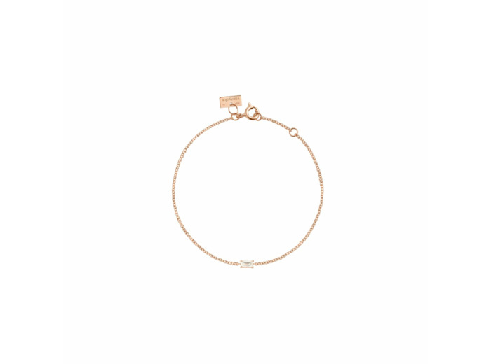 Bracelet Vanrycke Georgia en or rose et diamant