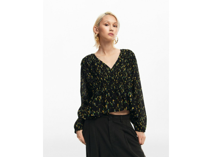 BLOUSE À IMPRIMÉ FLORAL