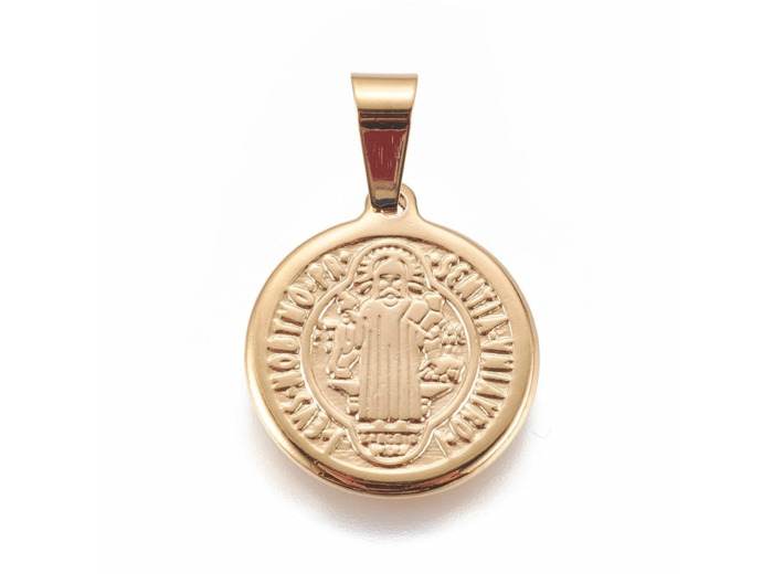 Pendentif St Benoit rond