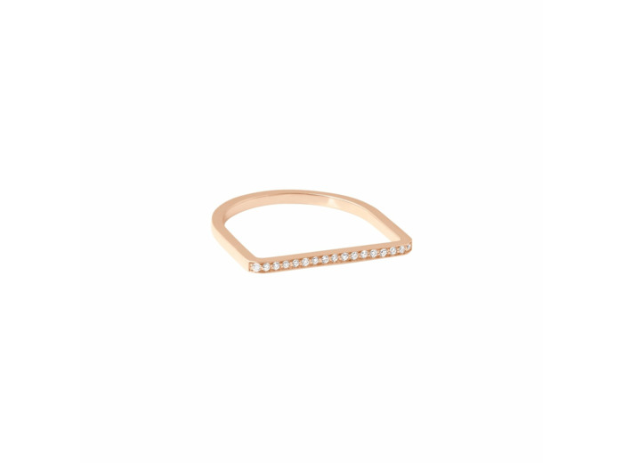 Bague Vanrycke Medellin en or rose et diamants
