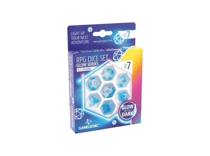 Set de dés JDR - Glow Series