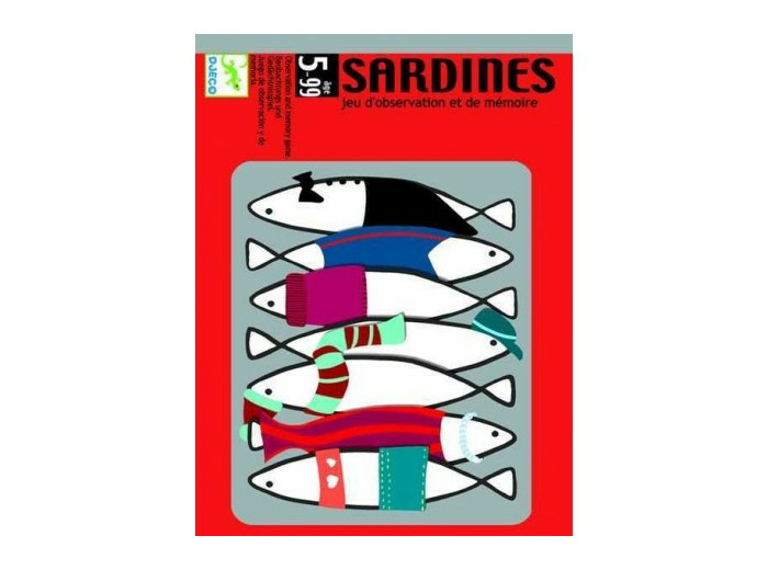 Jeu de Cartes Sardines - DJ05161 - DJECO
