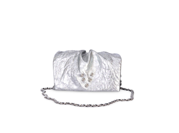 MICRO LOVE BUBBLE ARGENT CUIR