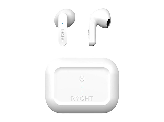 Ecouteurs bluetooth ryght pulse anc blanc