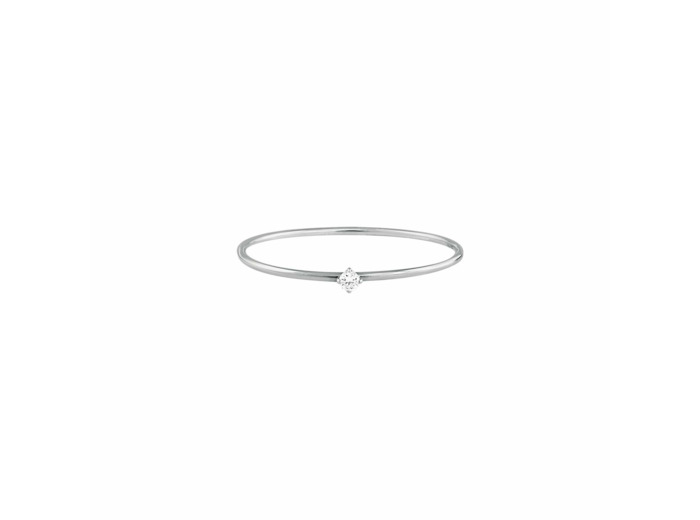 Bague Vanrycke Stardust en or blanc et 1 diamant