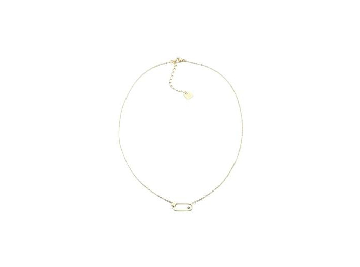 Collier ZAG Atoll en acier doré