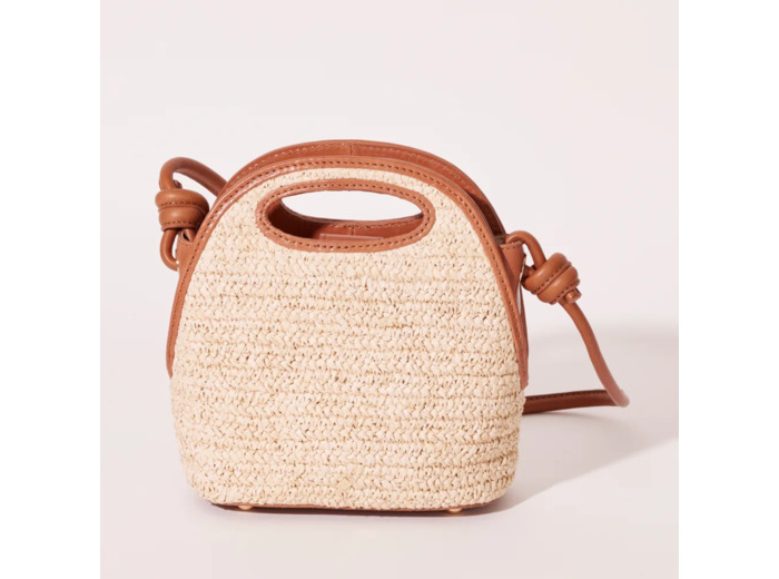 Mini Sac Léna Raphia Naturel