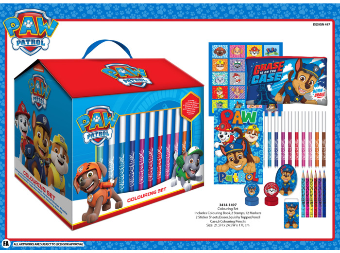 MAISON DE COLORIAGE PAW PATROL