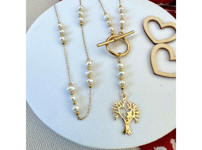 Collier et bracelet Symbiose