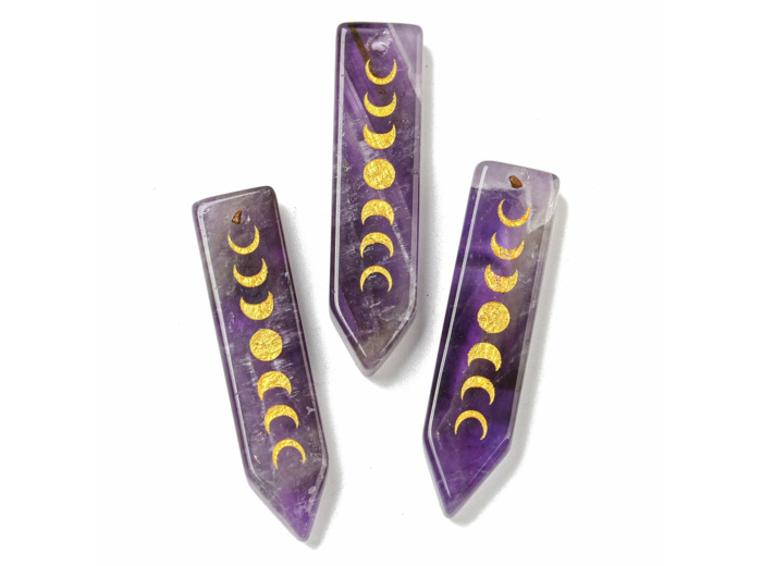 Pendentif - Moon- Améthyste