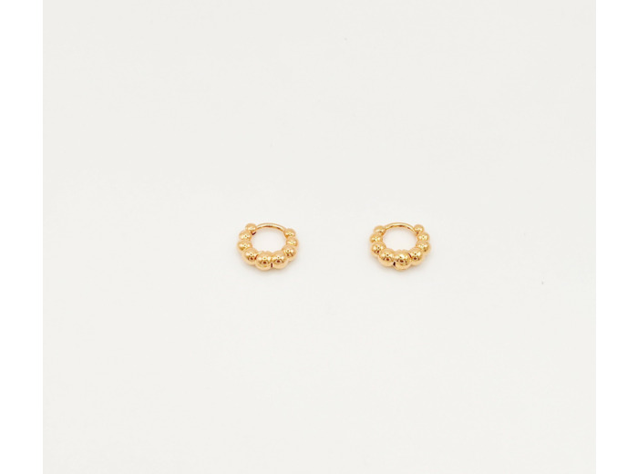 Boucles Créoles Taza - Plaqué Or