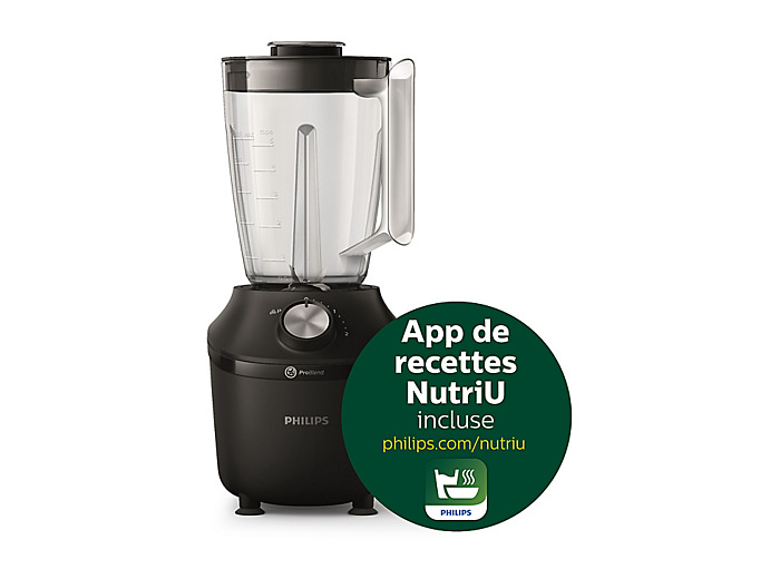 Blender 3000 series 600w noir - philips hr2191/01