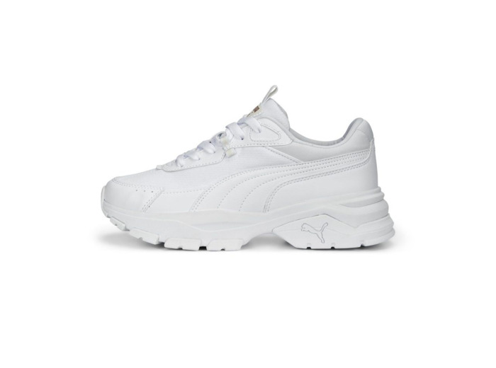 Basket femme blanc argent puma