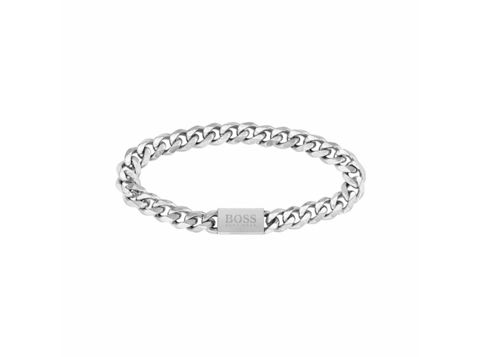 Bracelet BOSS Chain Link en acier, taille M