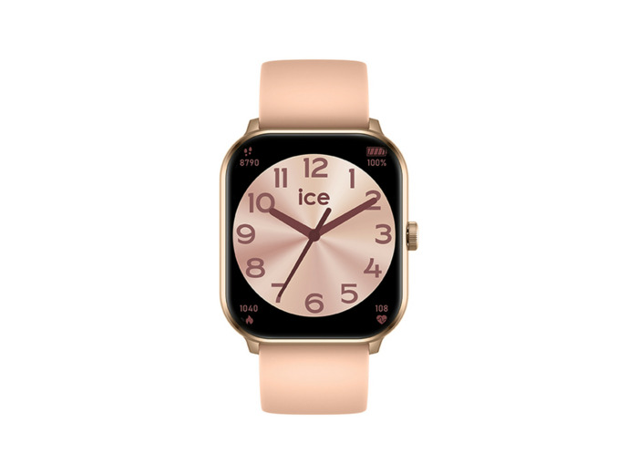 Montre connectee rose