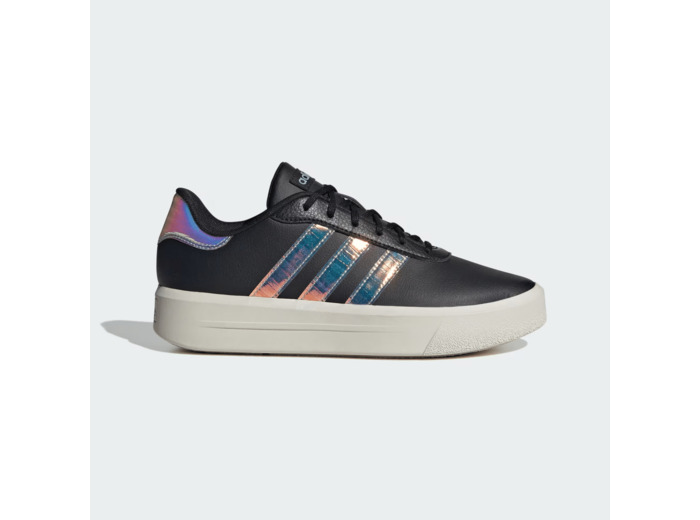 Basket noir femme adidas court plateform