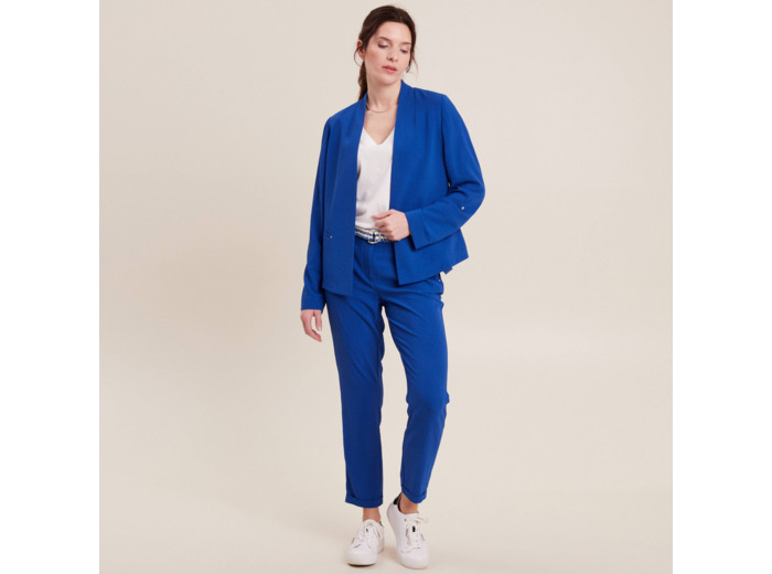 Veste droite fluide