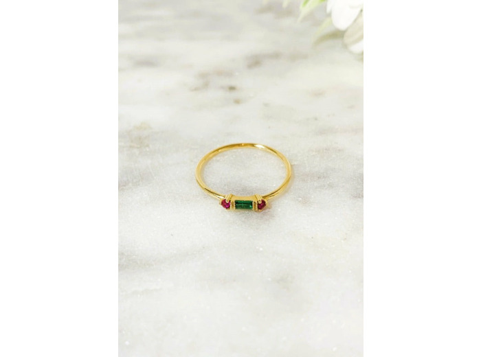 Bague Triade - Rectangle