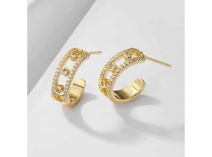 Boucles d'oreilles Style Messika