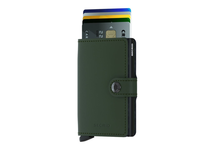 Secrid Miniwallet Matte Green Black