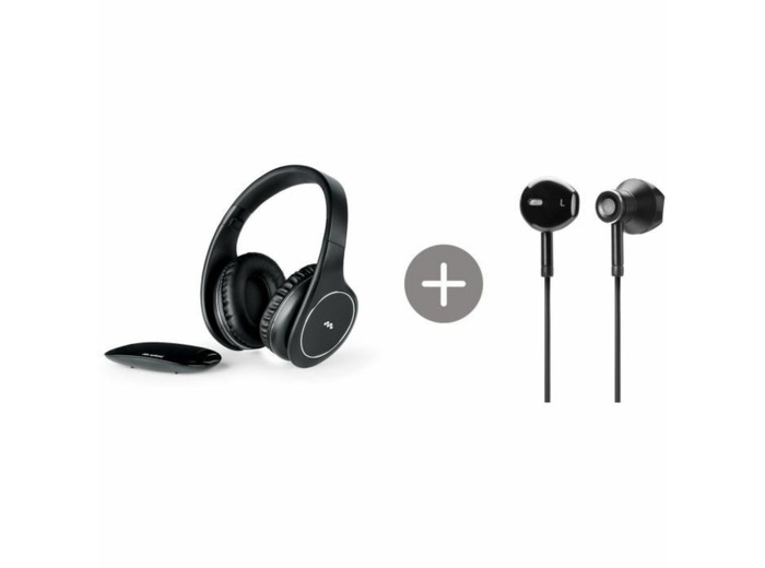 CASQUE TV SANS FIL 20A HP + ECOUTEURS BLUETOOTH OFFERTS