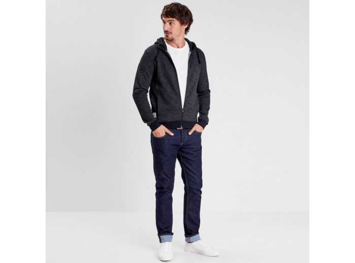 Gilet manches longues zippé